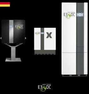 E3DC Solarspeicher - Abbild Solarspeicher mit Logo