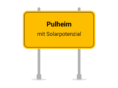 Ortsschild PV Photovoltaik Pulheim
